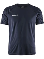Craft Teamwear Squad Go Contrast Jersey M Pánske kontrastné športové tričko 82.2725 tmavomodré Craft Teamwear Squad Go Contrast Jersey M Pánske kontrastné športové tričko 82.2725 tmavomodré