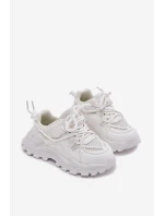 Buty Sportowe Sneakersy Dziecięce Białe Tilvianea