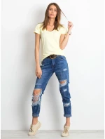 Tričko RV TS 4837.37P svetlo žltá