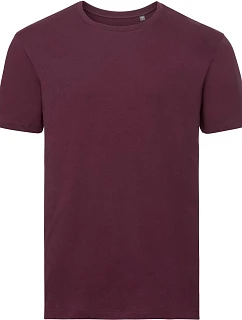 Russell Athletic 108M Pánske tričko Pure Organic 10.108M bordová