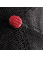 Beechfield B 610C 5-panelová snapbacková čiapka s kontrastným lemom 53.610C čierna/žltá