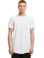Build your Brand BY 028 Pánske tričko „Shaped Long“ 56.0028 olivová