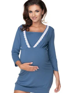 Tehotenská nočná košeľa model 138227 PeeKaBoo