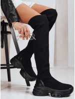 Dámske ponožkové topánky čierne FashionStreet ZY1321