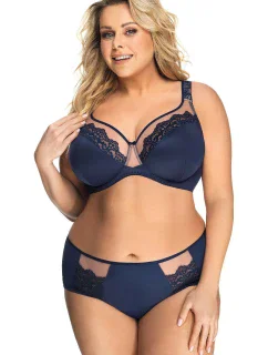 Mäkká podprsenka Gorsenia K 441 Luisse Navy blue