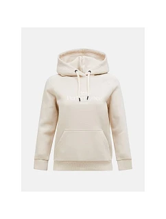 Dámska mikina PEAK PERFORMANCE W Original Hood, béžová farba