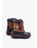 Detské snežnice so suchým zipsom Lee Cooper Camel