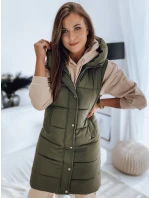 Dámska prešívaná vesta NOELIA zelená FashionStreet TY3132 Dámska prešívaná vesta NOELIA zelená FashionStreet TY3132