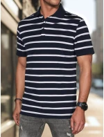 Pánska pruhovaná polokošeľa tmavomodrá FashionStreet PX0637 Pánska pruhovaná polokošeľa tmavomodrá FashionStreet PX0637
