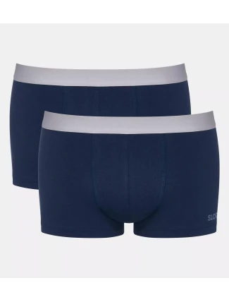 Pánske boxerky GO ABC 2.0 Hipster 2P - MODRÁ - modrá 00RA - SLOGGI Pánske boxerky GO ABC 2.0 Hipster 2P - MODRÁ - modrá 00RA - SLOGGI