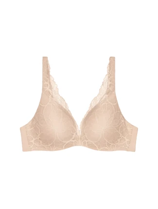 Dámska podprsenka Body Make-Up Illusion Lace WP - BROWN - TRIUMPH BROWN - TRIUMPH