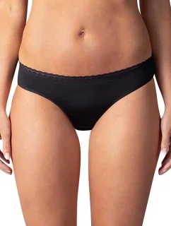 Dámske čipkované nohavičky DAILY MICRO SLIP - BELLINDA - čierna