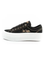 Lee Cooper dámske športové topánky na platforme čierne so zlatou dámske tenisky