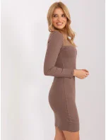 RV SK 9218 šaty.16 hnedá