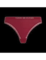 Dámske čipkované nohavičky s tonálnym logom UW0UW04183-XJS - Tommy Hilfiger