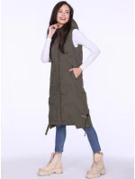 Dámska vesta BLH220050F Khaki - Perso