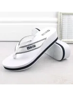 Dámske žabky na podpätku W NN274A726 white - Big Star