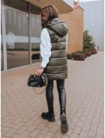 Dámska zelená vesta FIERA FashionStreet TY2362