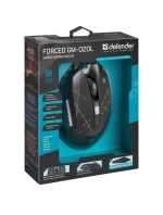DEFENDER DRÔTOVÁ MYŠ FORCED GM-020L 800/1800/2400/3200 DPI 6P + PODLOŽKA POD MYŠ + HRA 52020 DEFENDER DRÔTOVÁ MYŠ FORCED GM-020L 800/1800/2400/3200 DPI 6P + PODLOŽKA POD MYŠ + HRA 52020