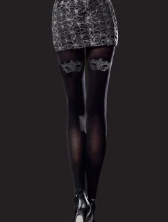 Dámske vzorované pančuchové nohavice WENECJA