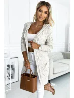 Sveter na zapínanie model 184522 Numoco