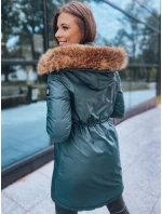Dámska zimná bunda SANAH tmavozelená FashionStreet TY2889