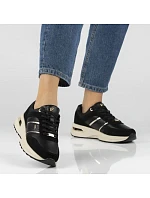 Dámske čierne kožené čižmy Filippo DP7772 women's