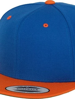 Flexfit 6089M 6-panelová čiapka typu snapback 55.6089 kráľovská modrá/oranžová