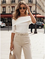 Dámska blúzka POLL ecru FashionStreet RY2514