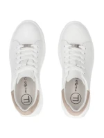 Dámske kožené topánky na platforme biele Filippo DP6739