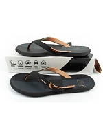 Športová obuv Rider pánske R1 Prime pohodlné žabky black