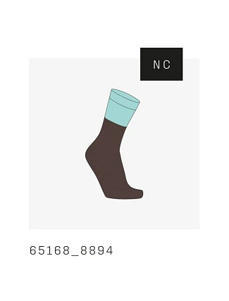 Cyklistické ponožky POC Motion MTB Long Sock, hnedé