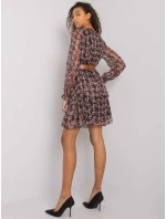 Šaty LC SK 22K 3001.28P čierna a červená