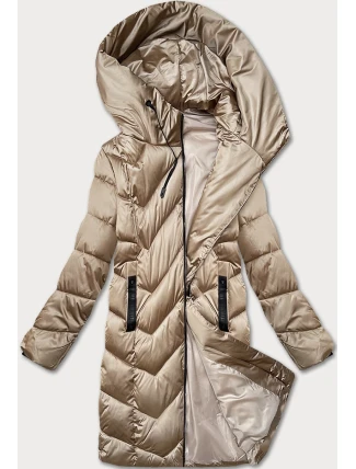 Dámska zimná prešívaná bunda S'west beige (B8273-12) Dámska zimná prešívaná bunda S'west beige (B8273-12)