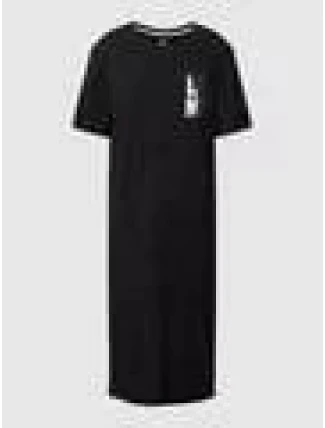 Dámska nočná košeľa YI2322635 001 čierna - DKNY