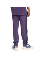 Pánske tričko adidas Essentials 3-Stripes Fleece purple JX0750