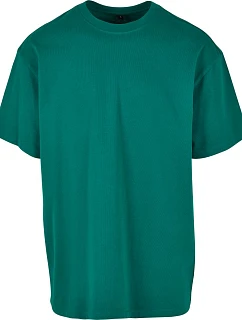 Build your Brand BY 102 Oversize tričko z hrubej bavlny 56.0102 zelené