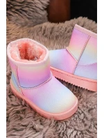 Dziecięce Ocieplane Botki Śniegowce Multikolor Gooby