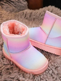 Dziecięce Ocieplane Botki Śniegowce Multikolor Gooby