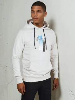 Pánska sivá mikina FashionStreet BX5726