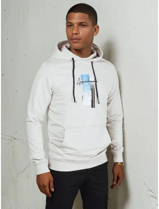 Pánska sivá mikina FashionStreet BX5726
