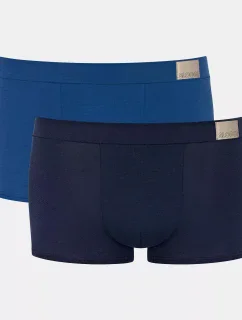 Pánske boxerky GO Natural Hipster C2P - BLUE - modré M008 - SLOGGI