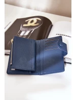 Damski Portfel Z Eko Skóry Granatowy Isamille