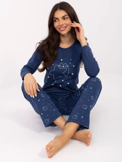 DU PI FP 005.61 tmavomodré pyžamo