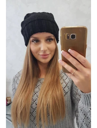 Dámska čiapka Danuta K331 čierna - Oliwia