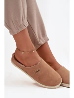 Kapcie Damskie Obuwie Domowe Inblu CS000045 Camel