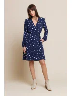 Dámske šaty Wendy Tmavomodrá vzor - Benedict Harper