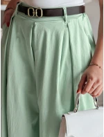 FLOWES sukňa - nohavice s opaskom FLOWES mätová FashionStreet UY2594