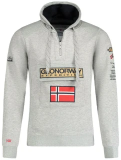 Pánska mikina Geographical Norway Gymclass EO DB 100 M WU6620H/GNO-Blended Grey