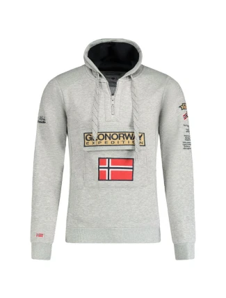 Pánska mikina Geographical Norway Gymclass EO DB 100 M WU6620H/GNO-Blended Grey